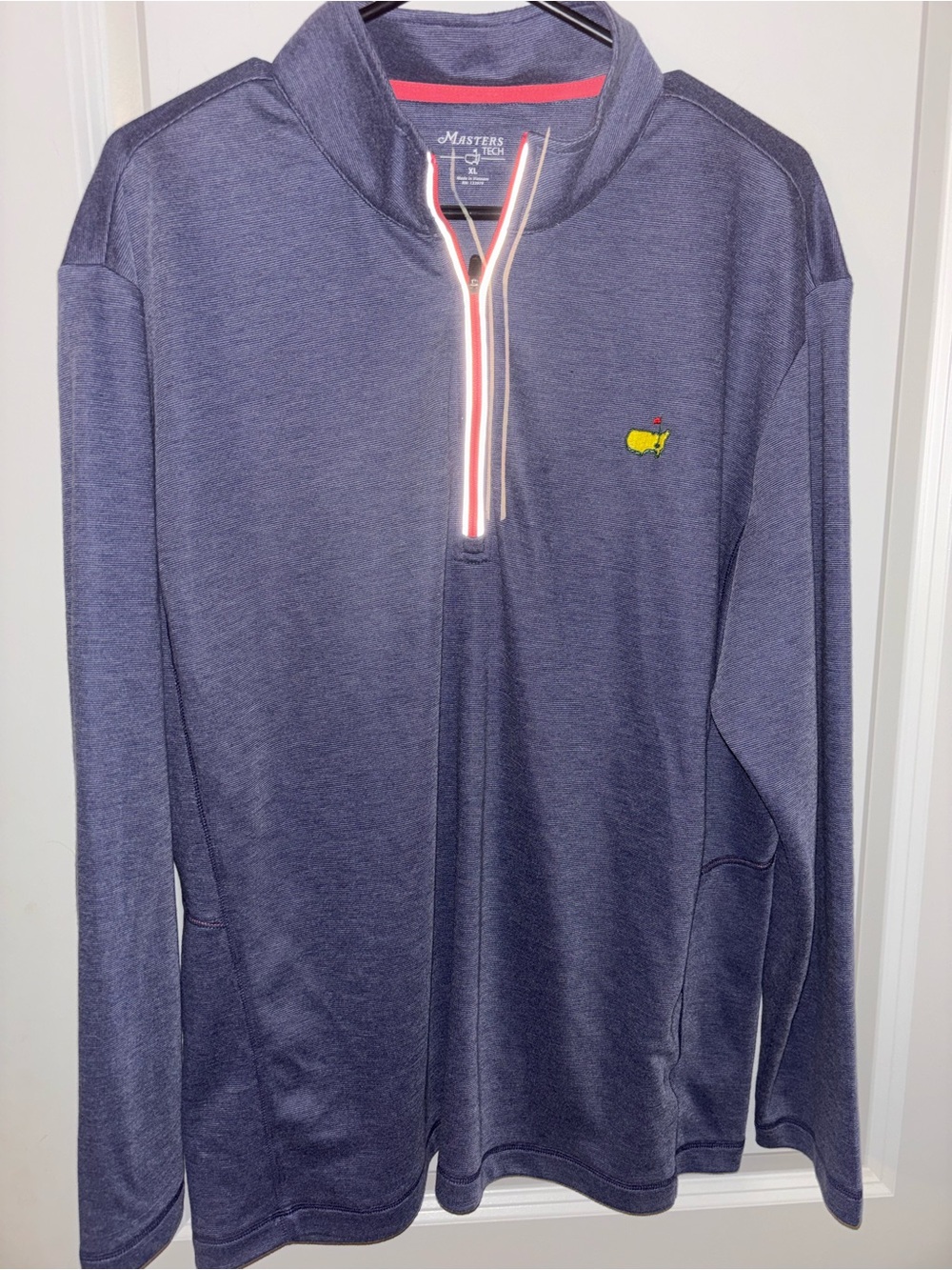 Masters of Golf Men's Navy Quarter-Zip Pullover Sweater